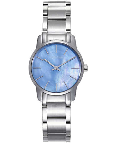 Calvin Klein City Mother of Pearl Blue Dial Silver Steel Strap Watch for Women - K2G2314X Buy Now By Calvin Klein
