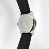 Calvin Klein City Silver Dial Black Leather Strap Watch For Women - K2G231C6 Buy Now By Calvin Klein