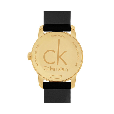 Calvin Klein City Silver Dial Black Leather Strap Watch For Women - K2G23520 Buy Now By Calvin Klein