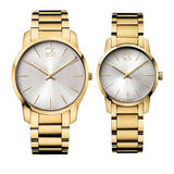 Calvin Klein City White Dial Gold Steel Strap Watch for Women - K2G23546 Buy Now By Calvin Klein