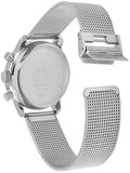 Calvin Klein City Chronograph White Dial Silver Mesh Bracelet Watch for Men - K2G27126 Buy Now By Calvin Klein