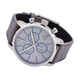 Calvin Klein City Chronograph White Dial White Leather Strap Watch for Men - K2G271Q4 Buy Now By Calvin Klein