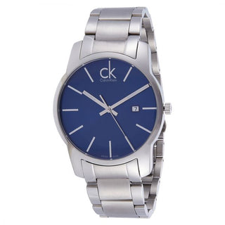 Calvin Klein City Blue Dial Silver Steel Strap Watch for Men - K2G2G14N Buy Now By Calvin Klein
