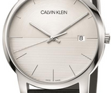 Calvin Klein City White Dial Black Leather Strap Watch for Men - K2G2G1CD Buy Now By Calvin Klein