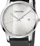 Calvin Klein City Silver Dial Black Steel Strap Watch for Men - K2G2G1CX Buy Now By Calvin Klein