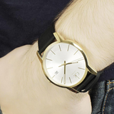 Calvin Klein City Silver Dial Black Leather Strap Watch for Men - K2G21520 Buy Now By Calvin Klein