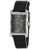 Calvin Klein Window Black Dial Black Leather Strap Watch for Men - K2M23107 Buy Now By Calvin Klein