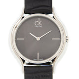 Calvin Klein Skirt Black Dial Black Leather Strap Watch for Women - K2U231C1 Buy Now By Calvin Klein