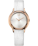 Calvin Klein Skirt White Dial White Leather Strap Watch for Women - K2U236KW Buy Now By Calvin Klein