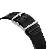 Calvin Klein Accent Black Dial Black Leather Strap Watch for Men - K2Y2X1CU Buy Now By Calvin Klein