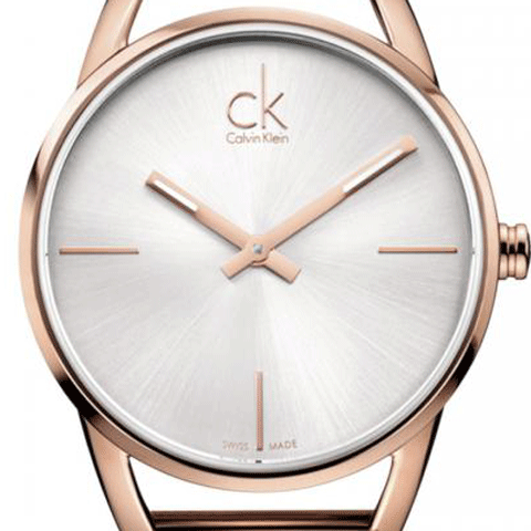 Calvin Klein Stately White Dial Rose Gold Steel Strap Watch for Women - K3G23626 Buy Now By Calvin Klein