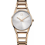 Calvin Klein Stately White Dial Gold Steel Strap Watch for Women - K3G2362W Buy Now By Calvin Klein