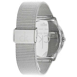 Calvin Klein Minimal White Dial Silver Mesh Bracelet Watch for Men - K3M2112Y Buy Now By Calvin Klein