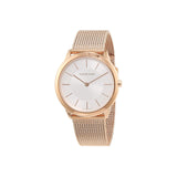 Calvin Klein Minimal White Dial Rose Gold Mesh Bracelet Watch for Men - K3M21626 Buy Now By Calvin Klein