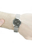 Calvin Klein Minimal Grey Dial Silver Mesh Bracelet Watch for Men - K3M22124 Buy Now By Calvin Klein