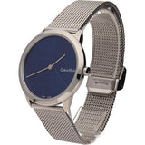 Calvin Klein Minimal Blue Dial Silver Mesh Bracelet Watch for Women - K3M2212N Buy Now By Calvin Klein