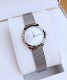Calvin Klein Minimal White Dial Silver Mesh Bracelet Watch for Women - K3M231Y6 Buy Now By Calvin Klein