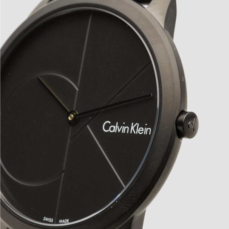 Calvin Klein Minimal Black Dial Black Mesh Bracelet Watch for Women - K3M524B1 Buy Now By Calvin Klein