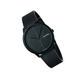 Calvin Klein Minimal Black Dial Black Mesh Bracelet Watch for Women - K3M524B1 Buy Now By Calvin Klein