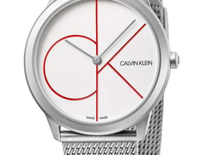 Calvin Klein Minimal White Dial Silver Mesh Bracelet Watch for Women - K3M52152 Buy Now By Calvin Klein
