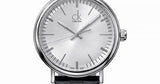 Calvin Klein Surround Silver Dial Black Leather Strap Watch for Men - K3W211C6 Buy Now By Calvin Klein