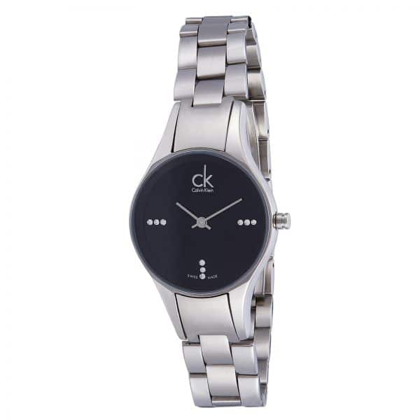 Calvin Klein Simplicity Diamonds Black Dial Silver Steel Strap Watch for Women - K4323102 Buy Now By Calvin Klein