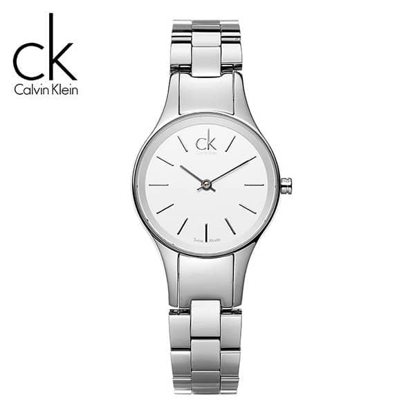 Calvin Klein Simplicity White Dial Silver Steel Strap Watch for Women - K4323126 Buy Now By Calvin Klein