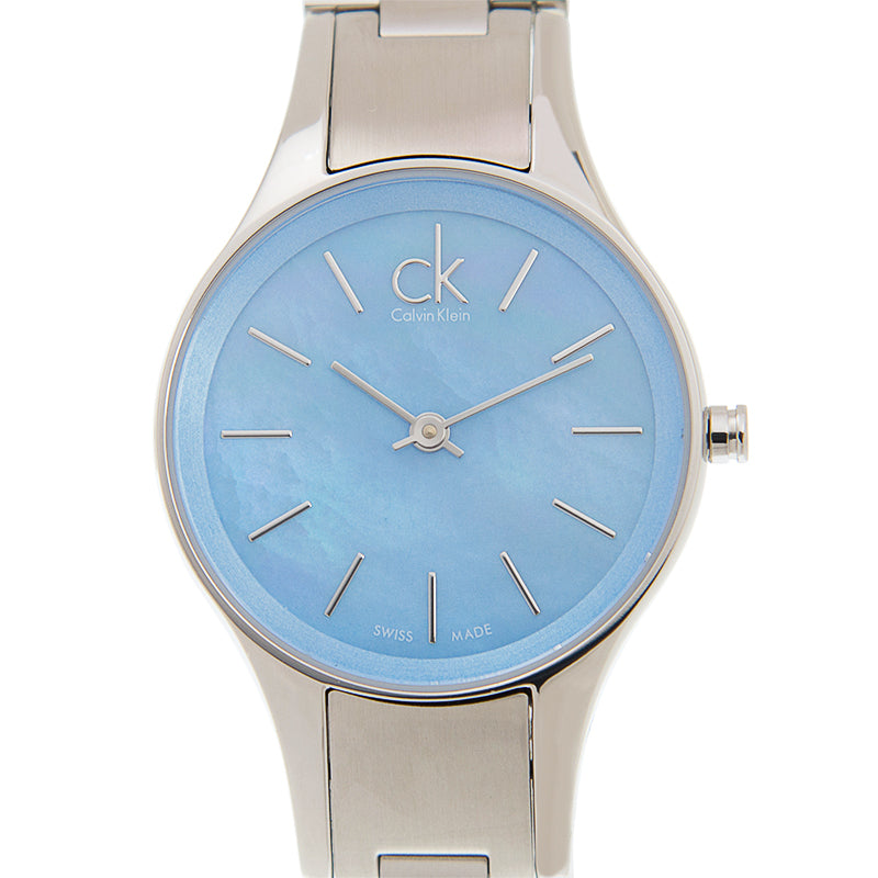 Calvin Klein Simplicity Blue Dial Silver Steel Strap Watch for Women - K432314N Buy Now By Calvin Klein