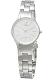 Calvin Klein Simplicity White Dial Silver Steel Strap Watch for Women - K4323185 Buy Now By Calvin Klein