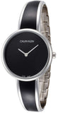 Calvin Klein Seduce Black Dial Two Tone Steel Strap Watch for Women - K4E2N111 Buy Now By Calvin Klein