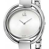 Calvin Klein Impetuous Silver Dial Silver Steel Strap Watch for Women - K4F2N116 Buy Now By Calvin Klein