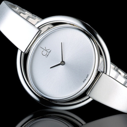 Calvin Klein Impetuous Silver Dial Silver Steel Strap Watch for Women - K4F2N116 Buy Now By Calvin Klein