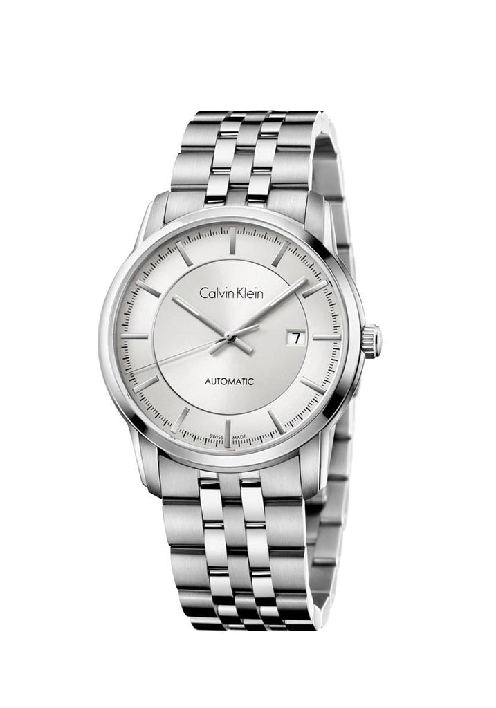 Calvin Klein Infinity Automatic Silver Dial Silver Steel Strap Watch for Men - K5S34146 Buy Now By Calvin Klein