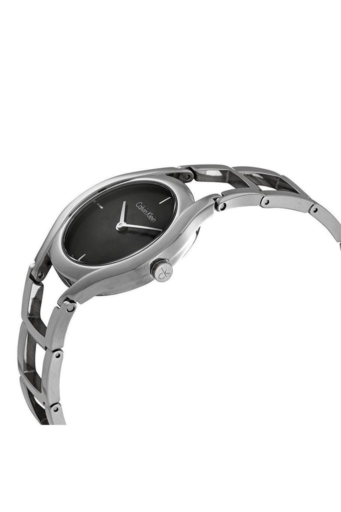 Calvin Klein Class Black Dial Silver Steel Strap Watch for Women - K6R23121 Buy Now By Calvin Klein