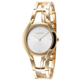 Calvin Klein Class White Dial Gold Steel Strap Watch for Women - K6R23526 Buy Now By Calvin Klein