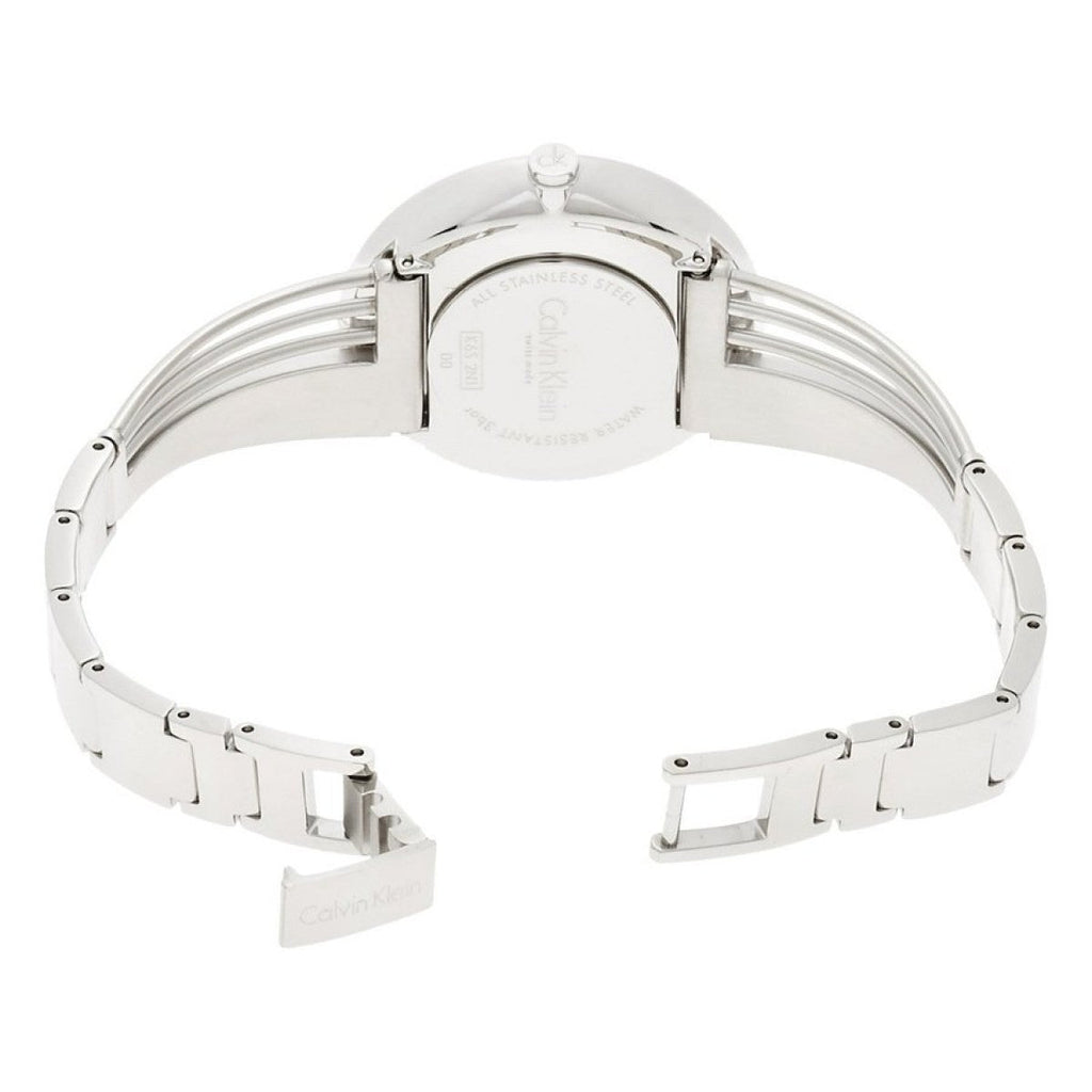 Calvin Klein Drift Silver Dial Silver Steel Strap Watch for Women - K6S2N116 Buy Now By Calvin Klein