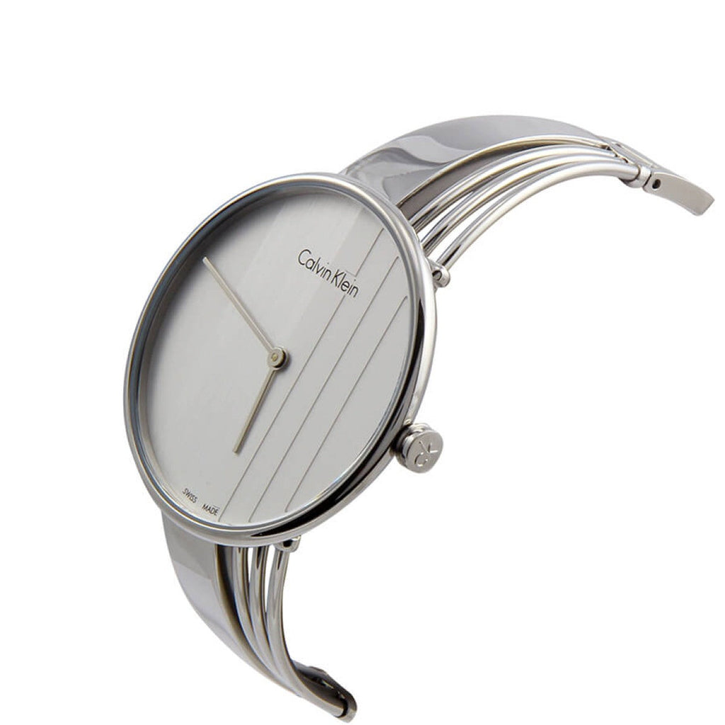 Calvin Klein Drift Silver Dial Silver Steel Strap Watch for Women - K6S2N116 Buy Now By Calvin Klein