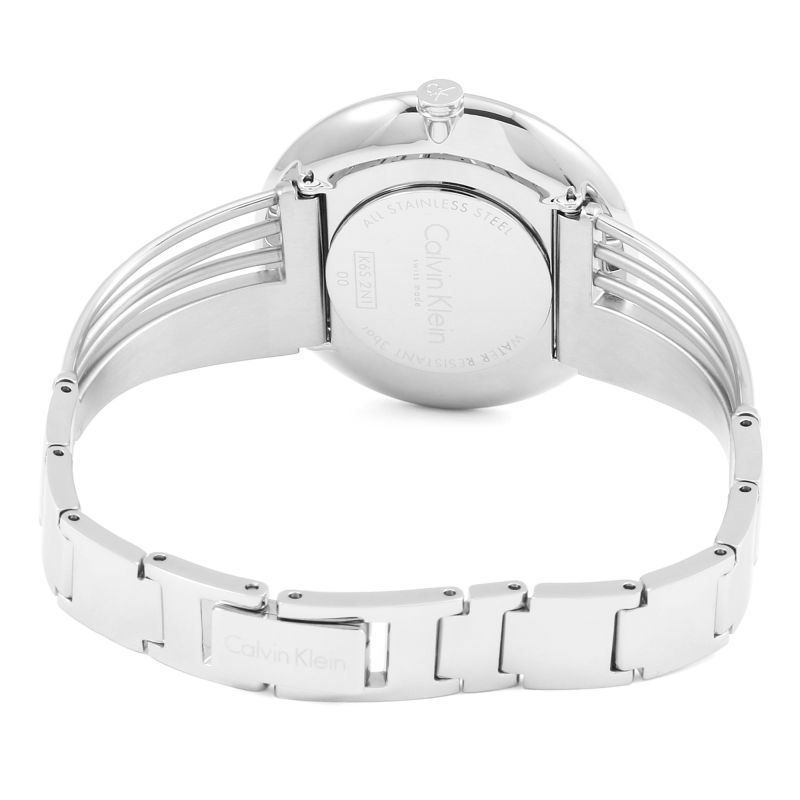Calvin Klein Drift Silver Dial Silver Steel Strap Watch for Women - K6S2N116 Buy Now By Calvin Klein