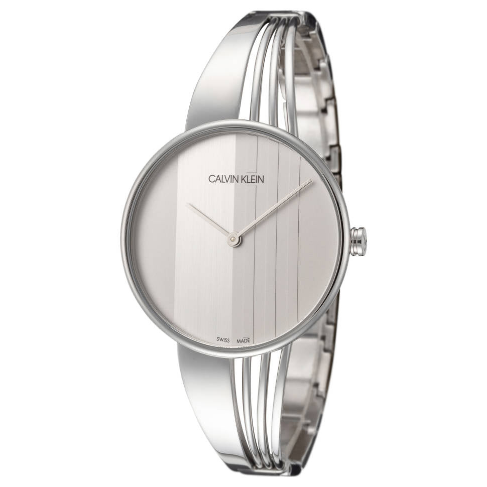 Calvin Klein Drift Silver Dial Silver Steel Strap Watch for Women - K6S2N116 Buy Now By Calvin Klein