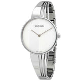 Calvin Klein Drift Silver Dial Silver Steel Strap Watch for Women - K6S2N116 Buy Now By Calvin Klein