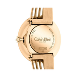 Calvin Klein Drift Silver Dial Gold Steel Strap Watch for Women - K6S2N516 Buy Now By Calvin Klein