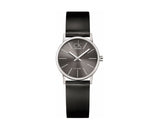Calvin Klein Minimal Black Dial Black Leather Strap Watch for Women - K7622107 Buy Now By Calvin Klein