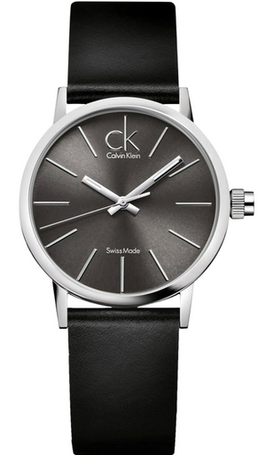 Calvin Klein Minimal Black Dial Black Leather Strap Watch for Women - K7622107 Buy Now By Calvin Klein