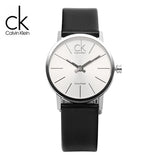 Calvin Klein Post Minimal Silver Dial Black Leather Strap Watch for Men - K7622185 Buy Now By Calvin Klein