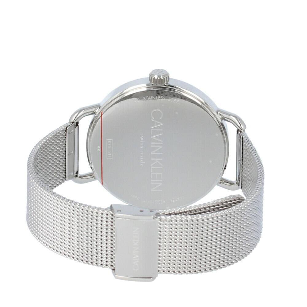 Calvin Klein Even Black Dial Silver Mesh Bracelet Watch for Women - K7B21121 Buy Now By Calvin Klein