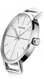 Calvin Klein Even Quartz White Dial Silver Steel Strap Watch for Women - K7B21126 Buy Now By Calvin Klein