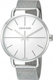 Calvin Klein Even White Dial Silver Mesh Bracelet Watch for Women - K7B23126 Buy Now By Calvin Klein