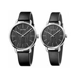 Calvin Klein Even Black Dial Black Leather Strap Watch for Women - K7B211C1 Buy Now By Calvin Klein