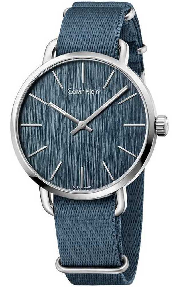 Calvin Klein Even Green Dial Green NATO Strap Watch for Men - K7B211WL Buy Now By Calvin Klein