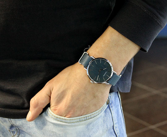 Calvin Klein Even Green Dial Green NATO Strap Watch for Men - K7B211WL Buy Now By Calvin Klein